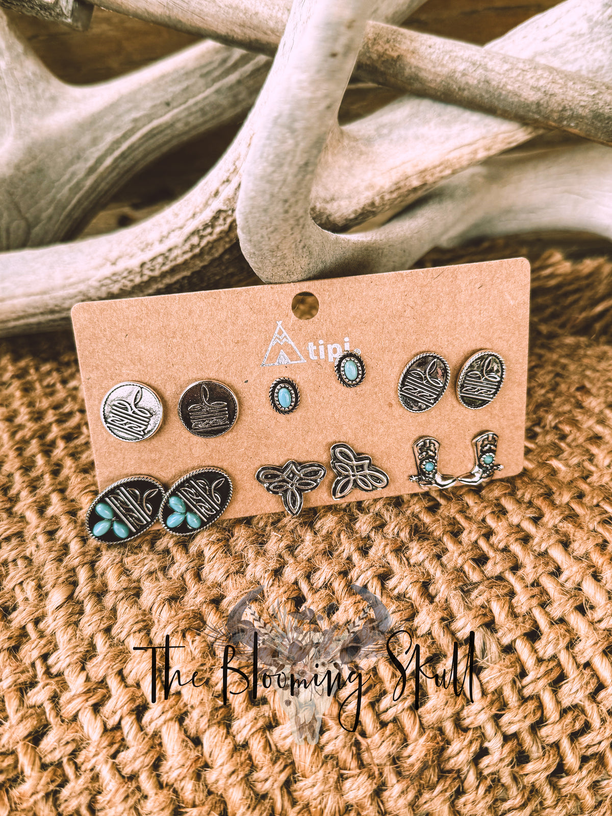 WESTERN STUD EARRING BUNDLE