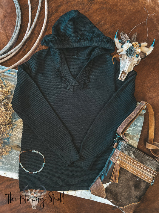 RIBBED DROP SHOULDER SWEATER