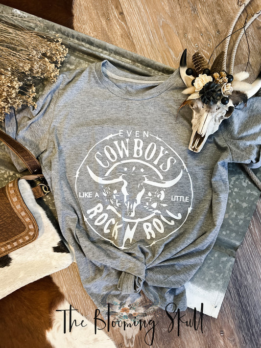 EVEN COWBOYS LIKE A LITTLE ROCK AND ROLL
