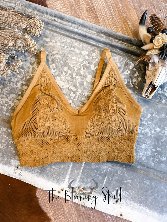 PLUS SIZE PADDED BRALETTE